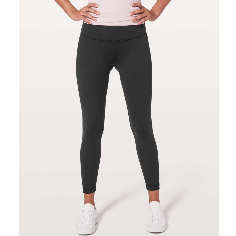 Lululemon Wunder Under High Rise Tight 26" / Size 4 / Black Luon Yoga 7/8